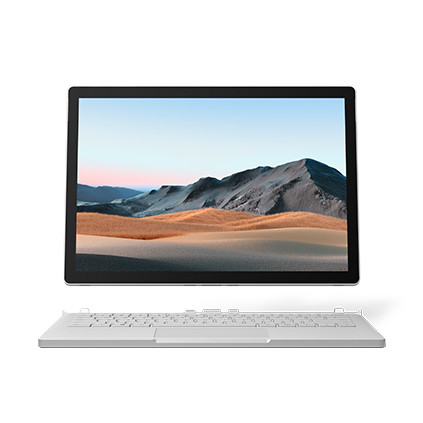 Microsoft Surface Book 3 i5-1035G7 8GB 256SSD 13.5 Touch W10 Pro Platinum