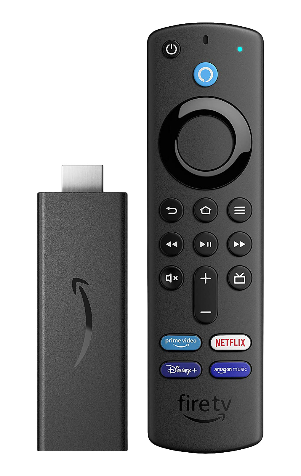 Amazon Fire TV Stick 2021 HDMI Full HD Preto Embalagem Danificado