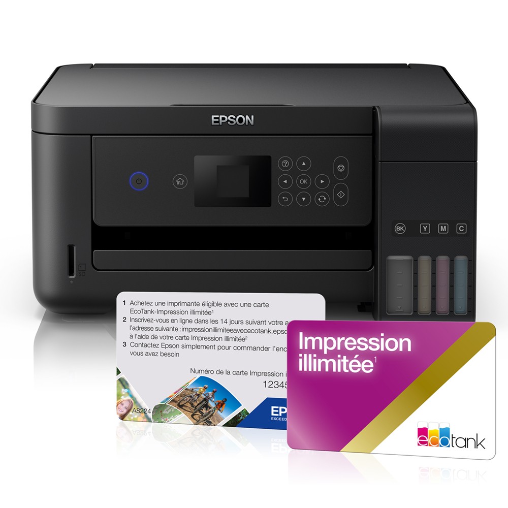  Epson  EcoTank ET   2750  Jato de tinta 33 ppm 5760 x 1440 DPI 